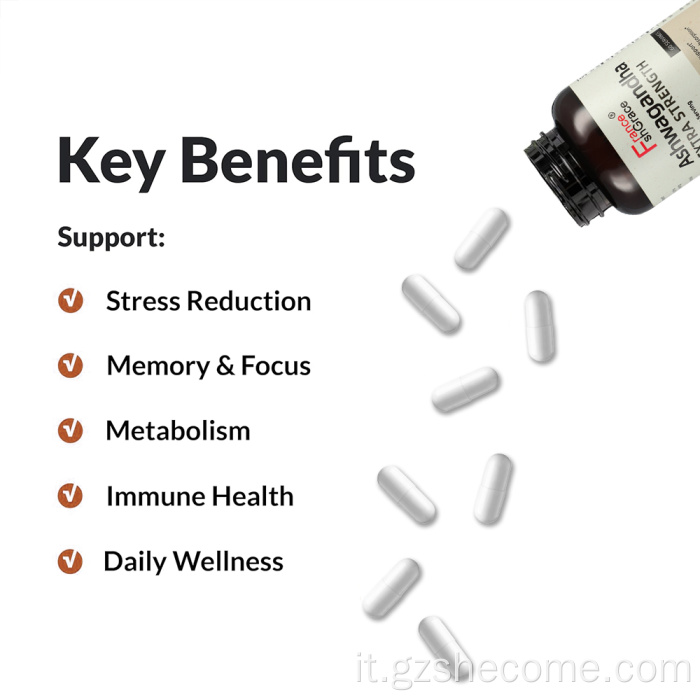 Ashwagandha Aumenta la fertilità India Capsule Ashwagandha